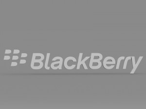 blackberry logo Model 3D