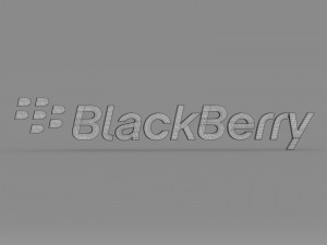 blackberry logo Model 3D