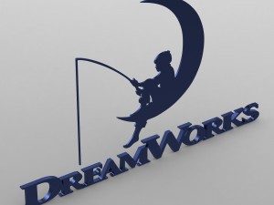 dream works logo Modelo 3D