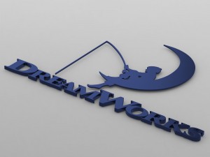 dream works logo Modelo 3D