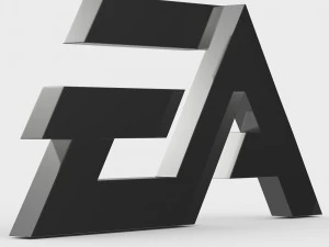 ईए लोगो 3D मॉडल