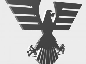 eagle logo Modello 3D