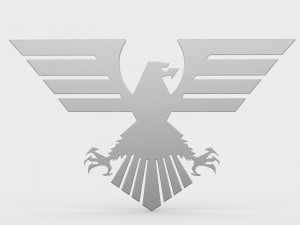 eagle logo Model 3D