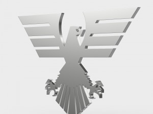 eagle logo Model 3D