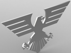 eagle logo Model 3D