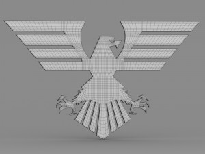 eagle logo Model 3D