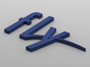 logotipo da mosca Modelo 3D