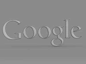 google logo 3D Model