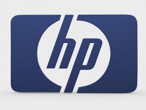 hewlett packard logo Modello 3D
