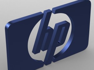 hewlett packard logo Modello 3D