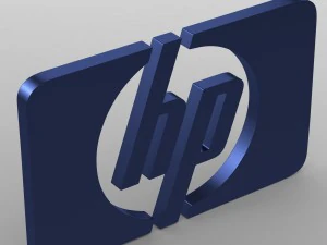 hewlett packard logo 3D Model