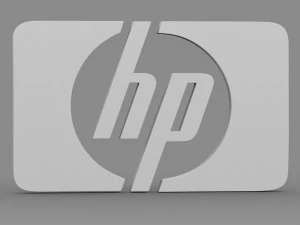 hewlett packard logo 3D Model
