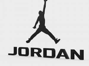 jordan logo 3D Model