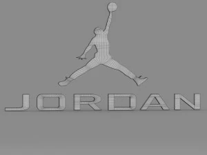 jordan logo 3D Model
