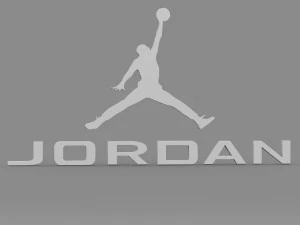 jordan logo 3D Model