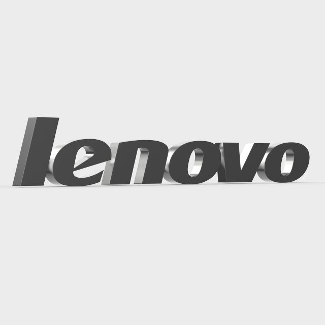 lenovo logo 3Dモデル .c4d .max .obj .3ds .fbx .stl .blend 