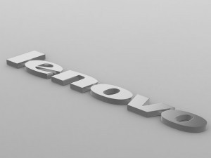 lenovo logo 3Dモデル