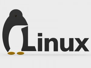 Linux-Logo 3D Modell