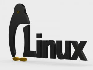 logo di Linux Modello 3D