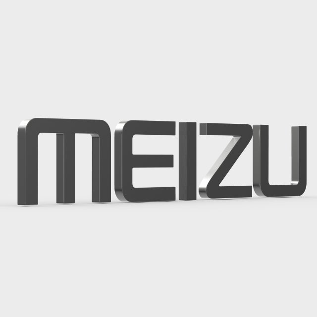 meizu logo 3D 모델 .c4d .max .obj .3ds .fbx .stl .blend 
