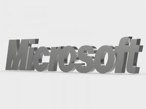 microsoft logo 3D Model