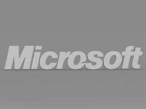 microsoft logo 3Dモデル