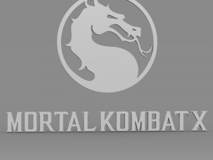 mortal kombat x logo 3D Model