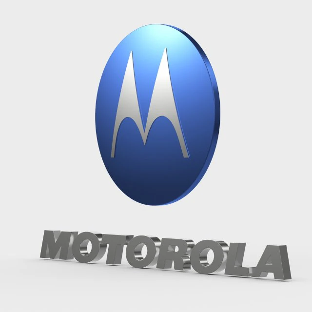 motorola logo 3D Model .c4d .max .obj .3ds .fbx .stl .blend