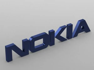 logo nokia Modello 3D