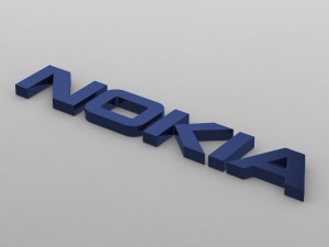 nokia logo 3D 모델