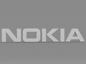 nokia logo 3D 모델