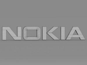 nokia logo 3D 모델