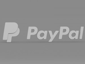 pay pal logo 3D Модель