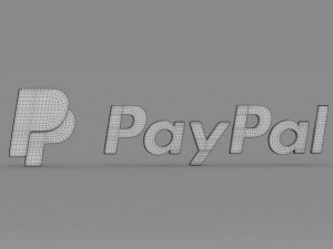 pay pal logo 3D Модель