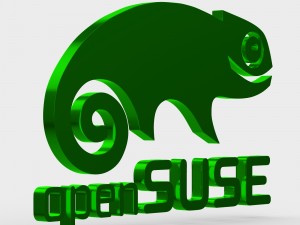 open suse logo Model 3D