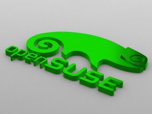 open suse logo Model 3D
