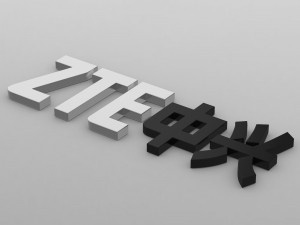zte logo 3D 모델