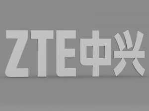 zte logo 3D 모델