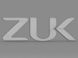 zuk logo 3D Model