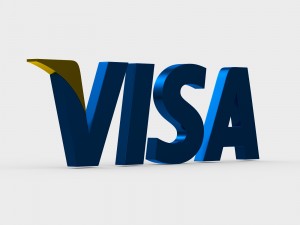 visa logo Modello 3D