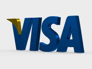 visa logo Modello 3D