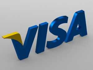 visa logo Modello 3D