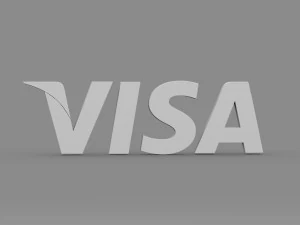 visa logo 3D Model