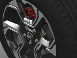 wheel honda cr-v 2017 3D Model
