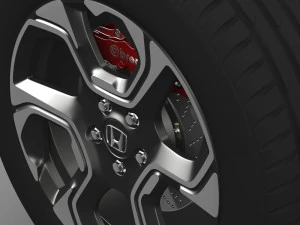 roda honda cr-v 2017 Model 3D