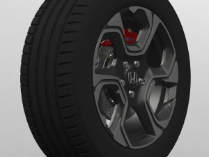 wheel honda cr-v 2017 3D Model