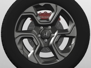 wheel honda cr-v 2017 3D Model