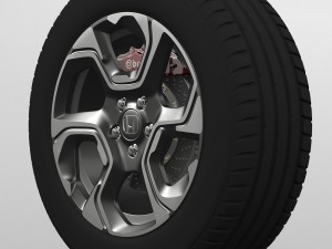 wheel honda cr-v 2017 3D Model