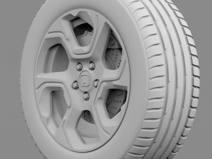 wheel honda cr-v 2017 3D Model