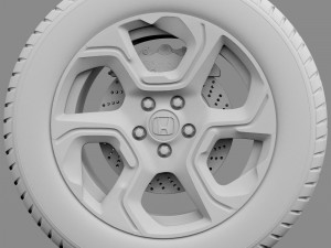 wheel honda cr-v 2017 3D Model